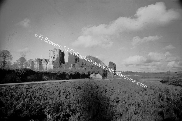 CARRICK CASTLE FROM SOUTH WEST BANK OF RIVER